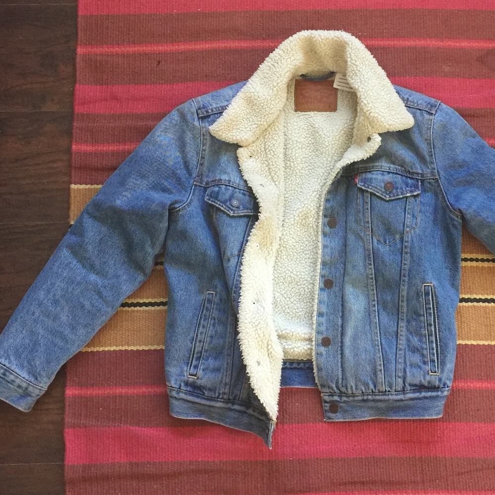 SOLD Levi's Sherpa Trucker Jacket